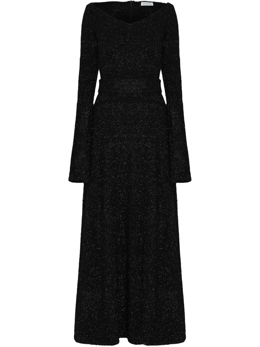 Gloria Coelho Medieval maxi-jurk Zwart