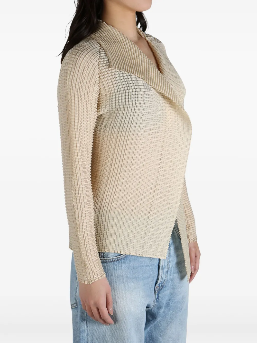 ISSEY MIYAKE WOOLY PLEATS JACKET