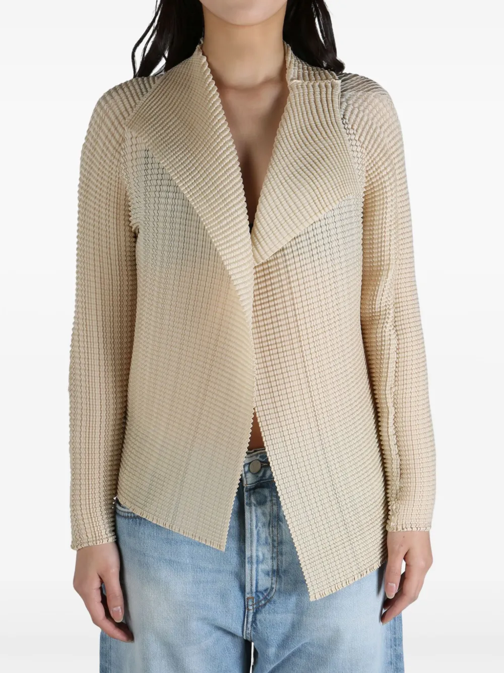 ISSEY MIYAKE WOOLY PLEATS JACKET