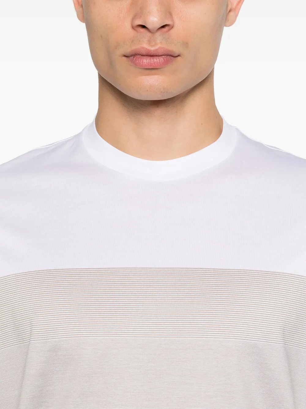 Paul & Shark Gestreept T-shirt Wit