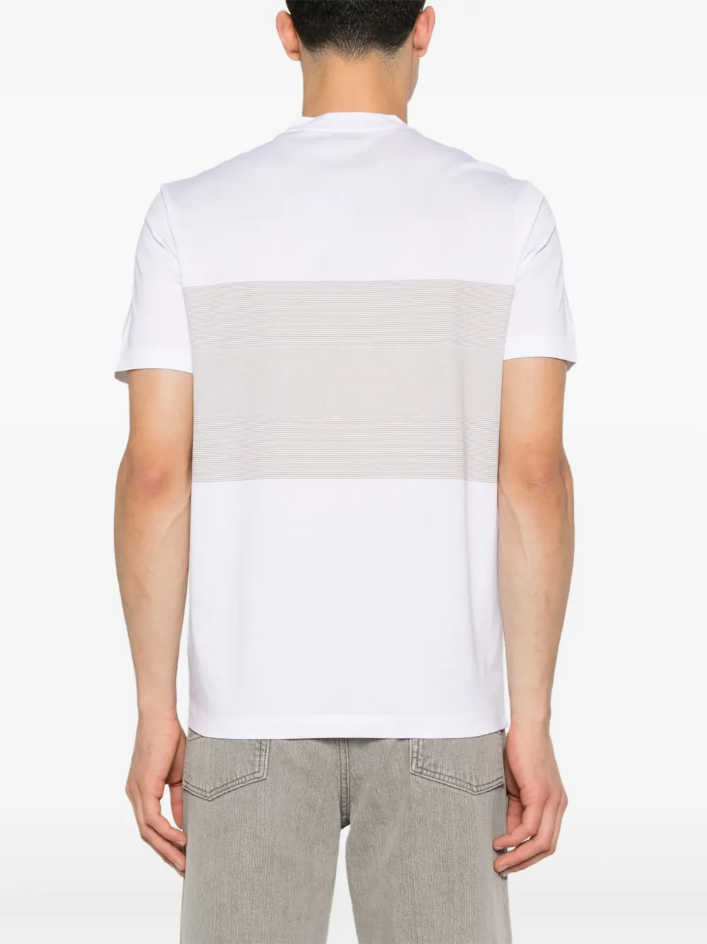Paul & Shark Gestreept T-shirt Wit