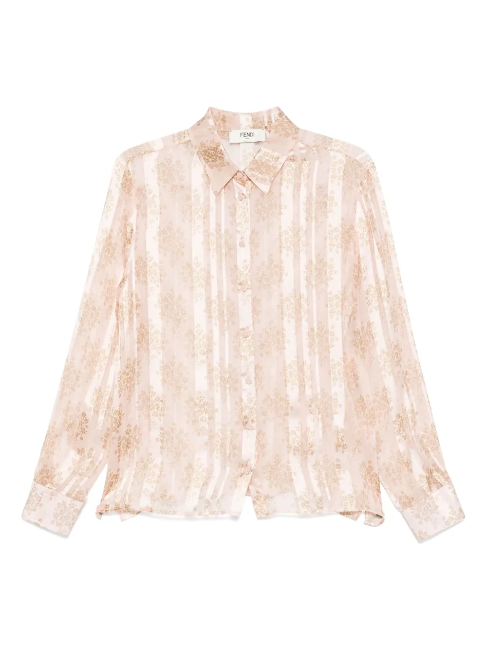 FENDI camisa estampada | rosado | Image 1