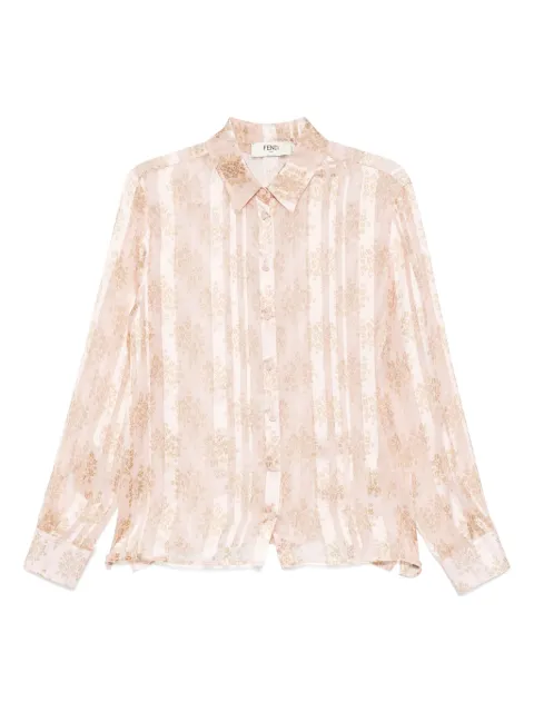 FENDI camisa estampada