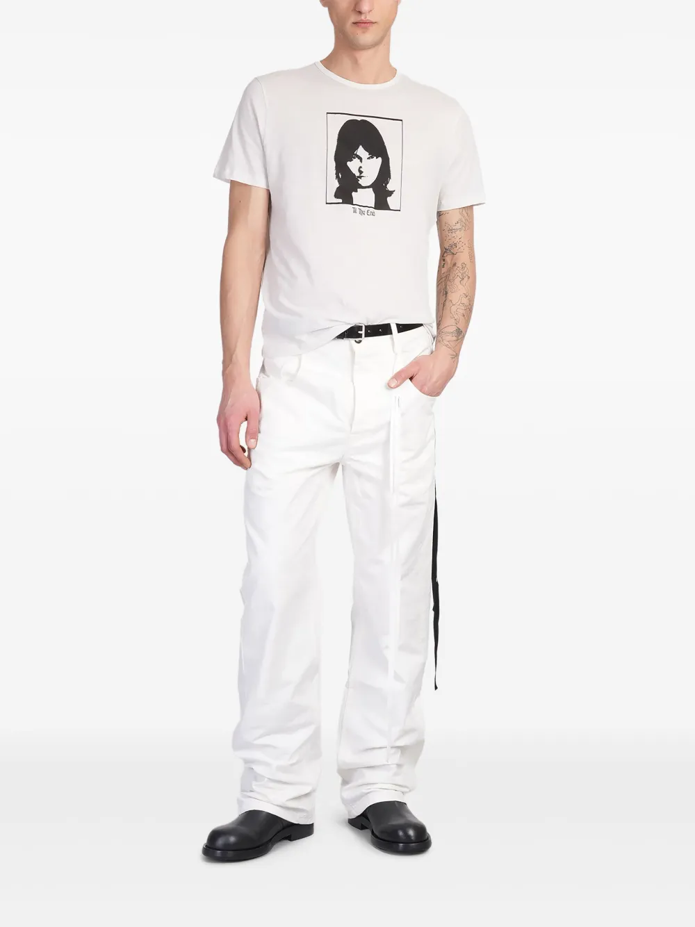 Ann Demeulemeester Baptist T-shirt - Wit