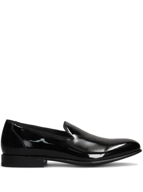 Green George leather loafers