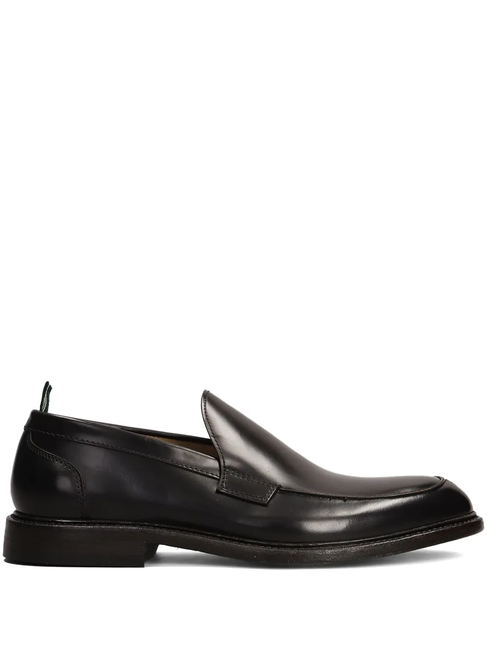 Green George leather loafers Brown