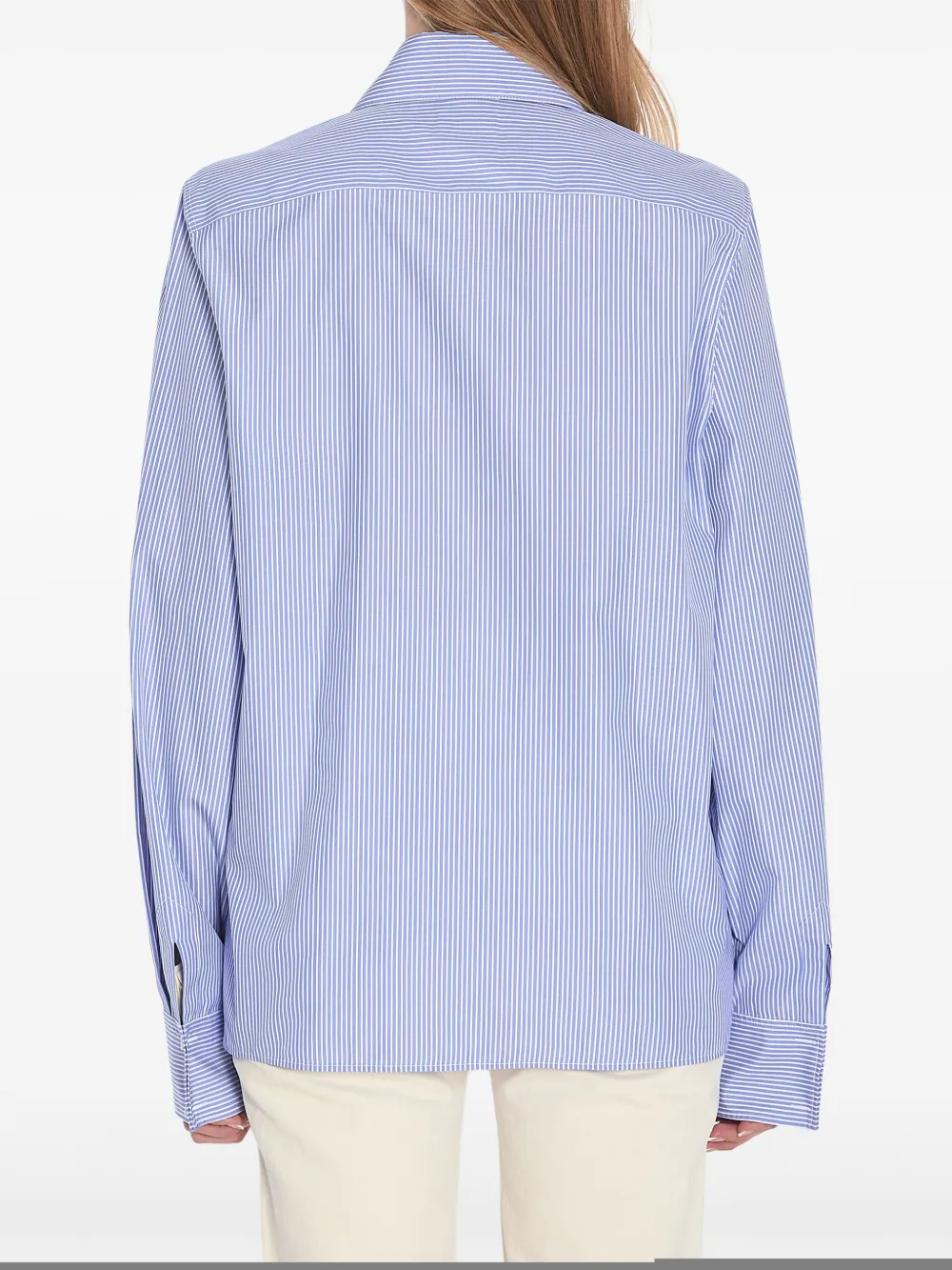 Saint Laurent Cassandre blouse Blauw
