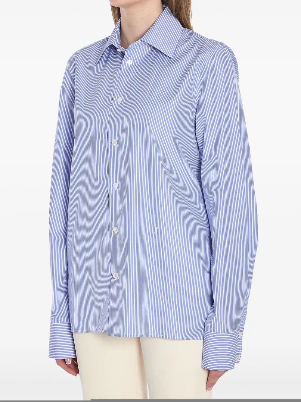 Saint Laurent Cassandre shirt - Blauw