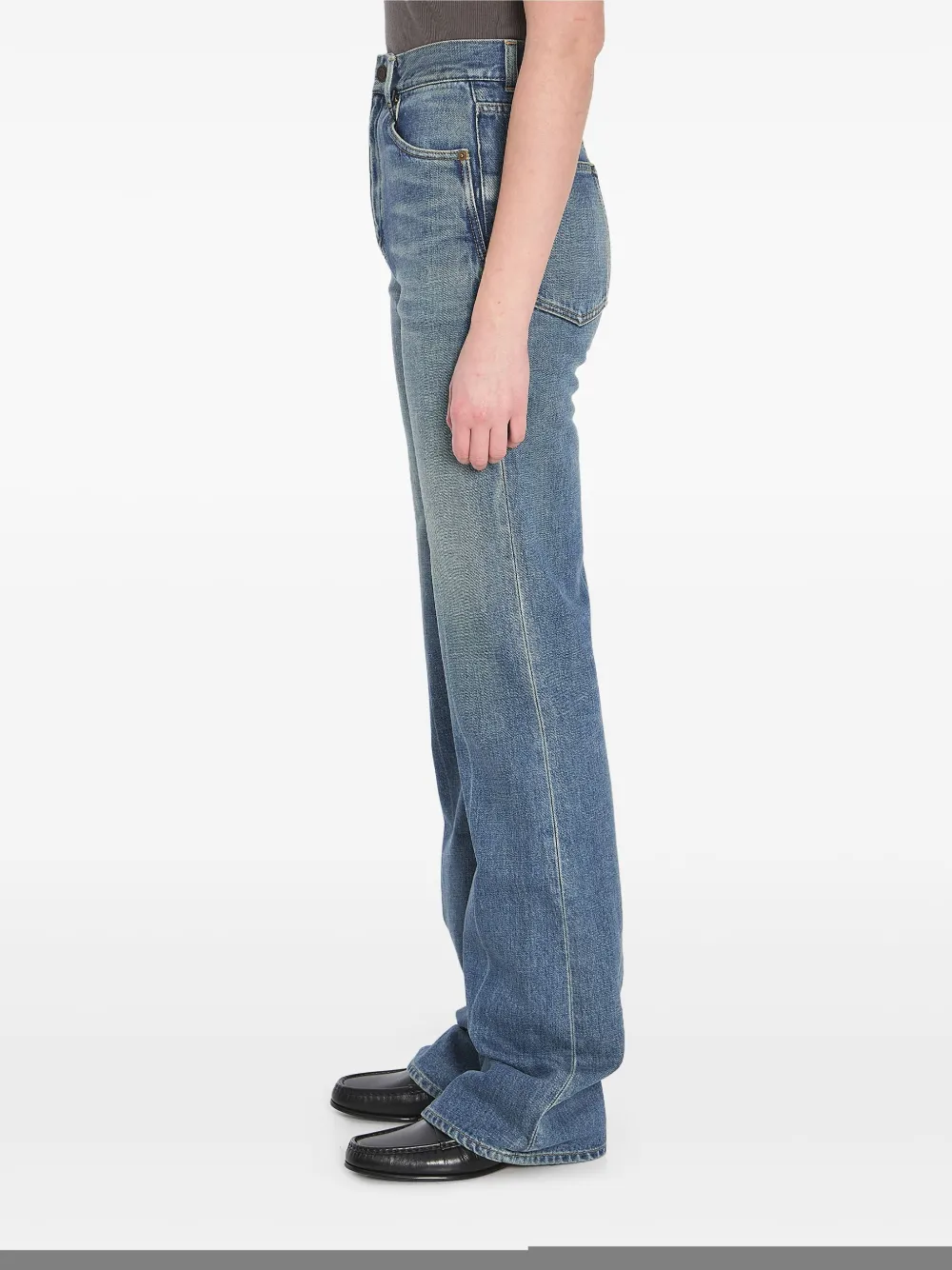 Saint Laurent 70s jeans Blauw