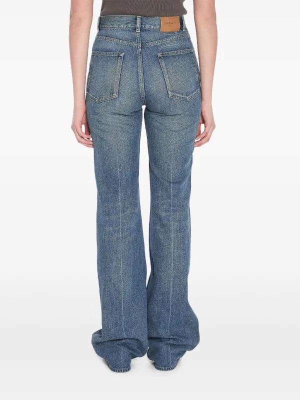 ★SAINT LAURENT★ミディアム ブルー デニム 70s ジーンズ 70'S JEANS IN AUTHENTIC MEDIUM BLUE DENIM | Saint Laurent