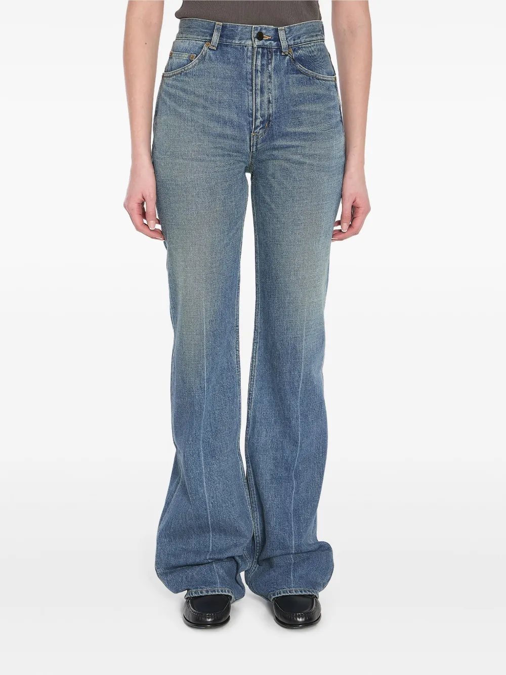 Saint Laurent 70s jeans Blauw