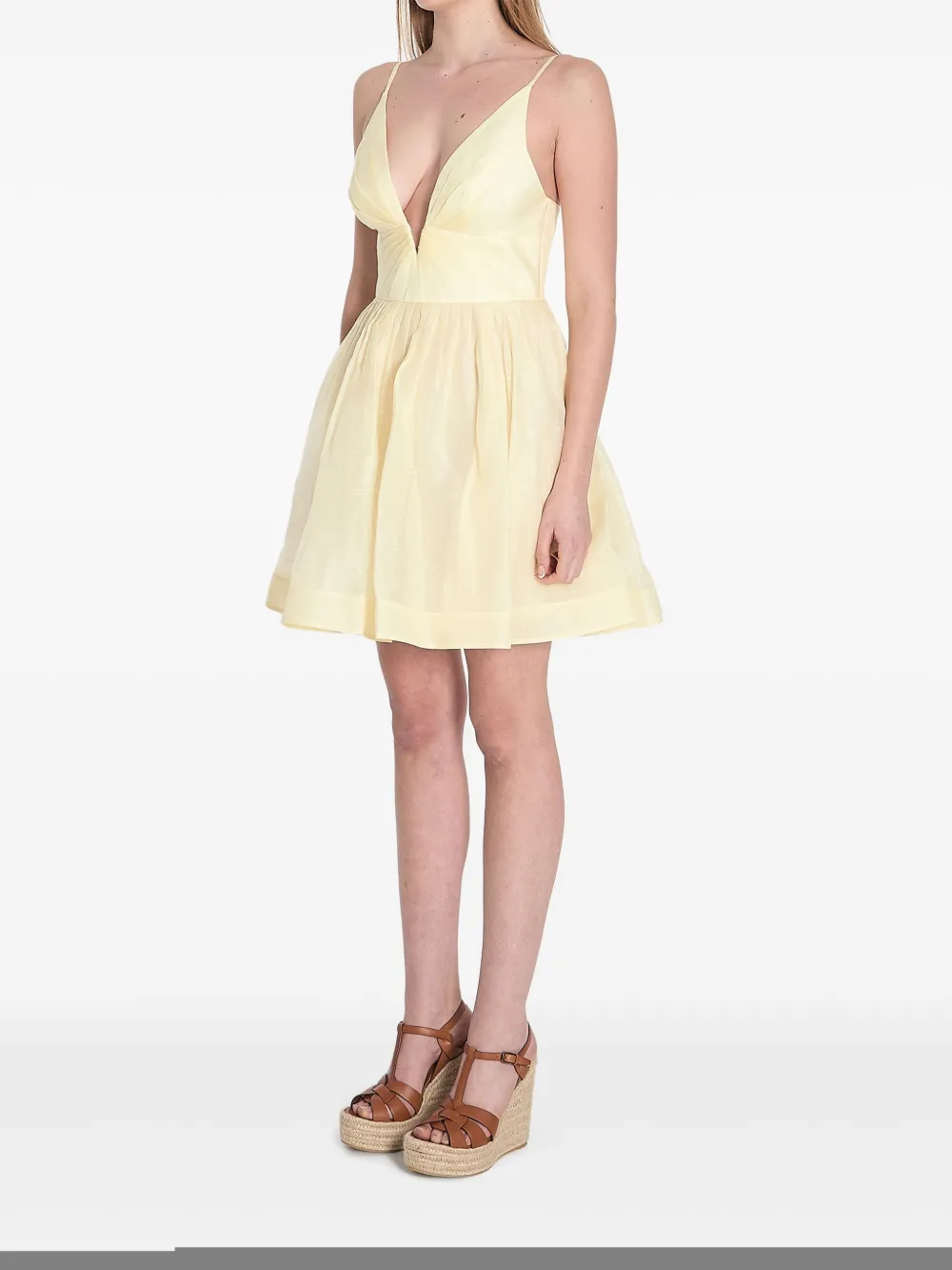 ZIMMERMANN Illuminate mini dress - Geel