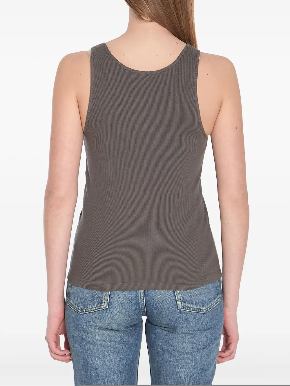 Saint Laurent Cassandre tanktop Grijs