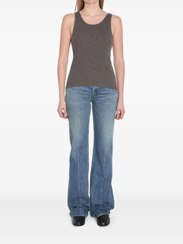 Saint Laurent Cassandre Tank Top in Grey
