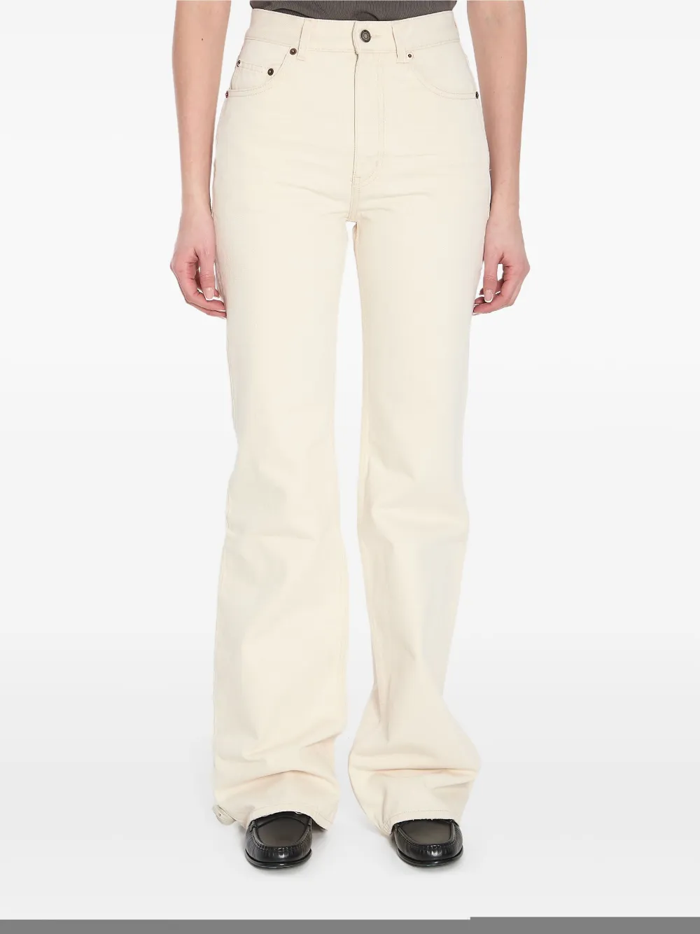 Saint Laurent 70s Jeans In White