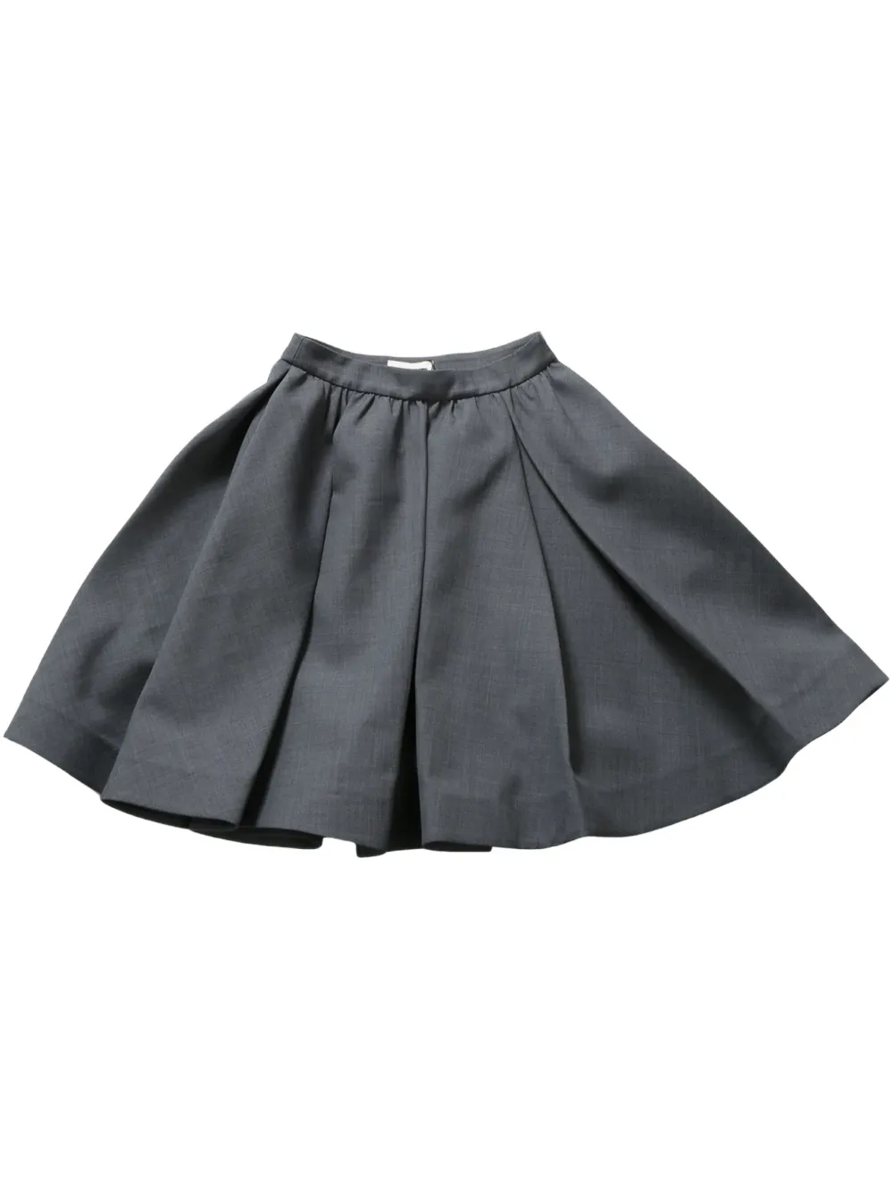 wool-blend skirt