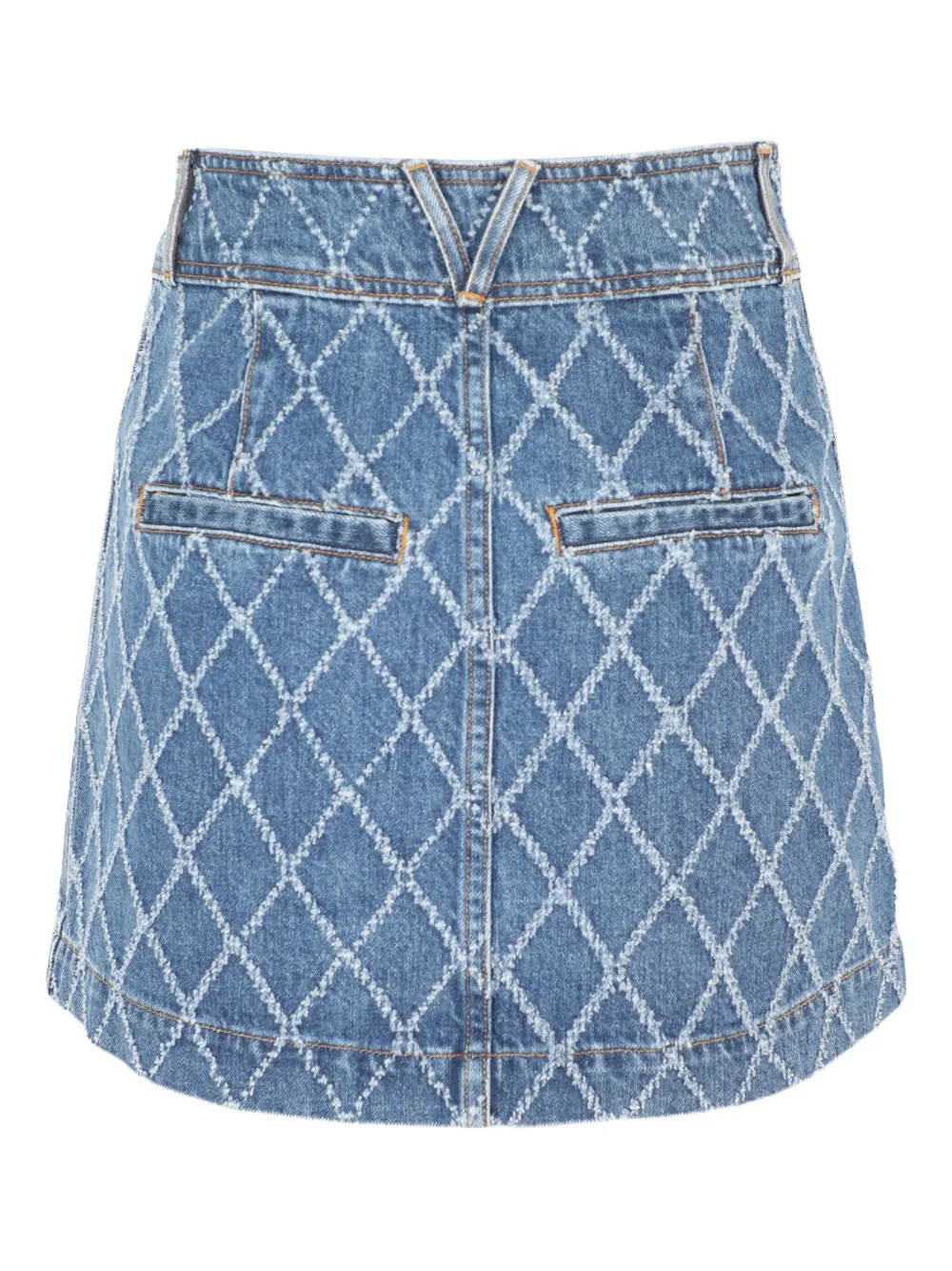 Veronica Beard Moxie mini-rok Blauw