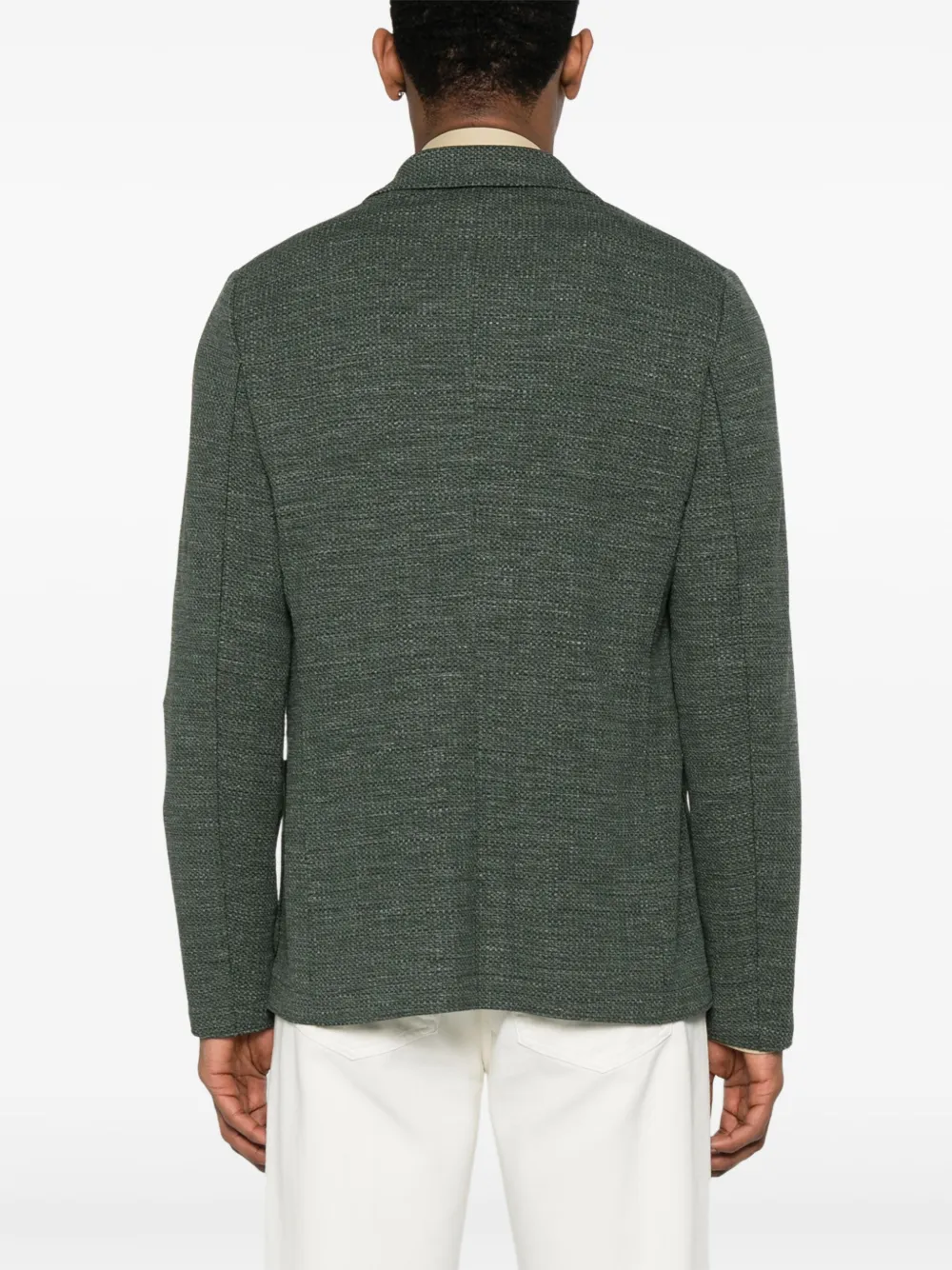 Harris Wharf London Blazer met enkele rij knopen Groen