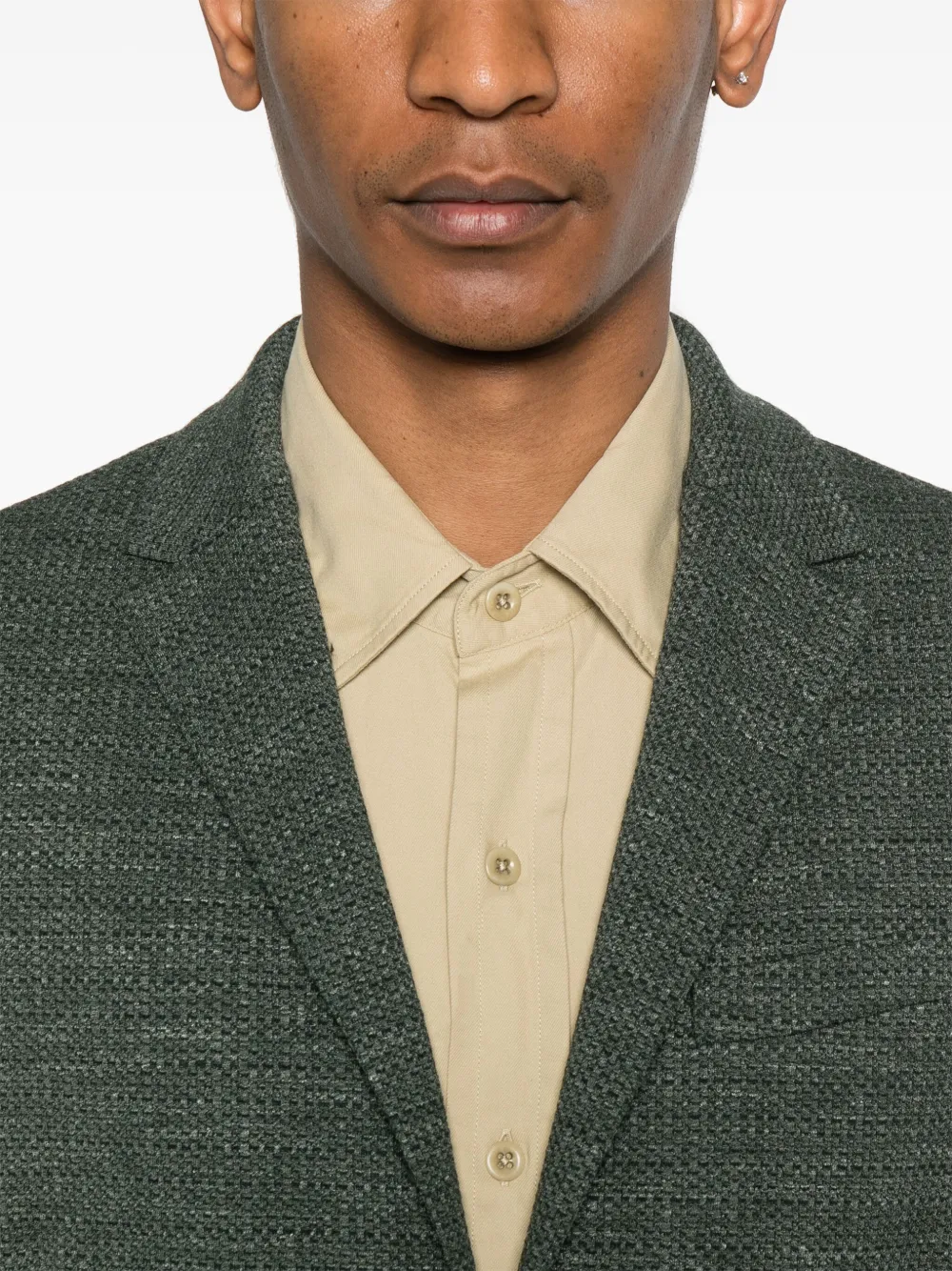 Harris Wharf London Blazer met enkele rij knopen Groen