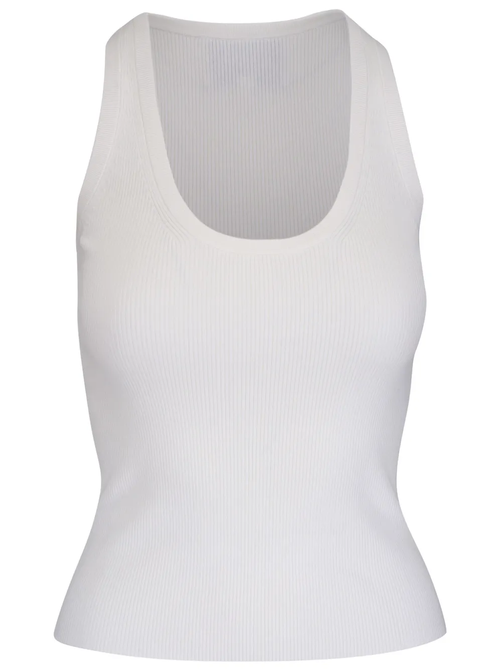 TWP Geribbelde tanktop Beige