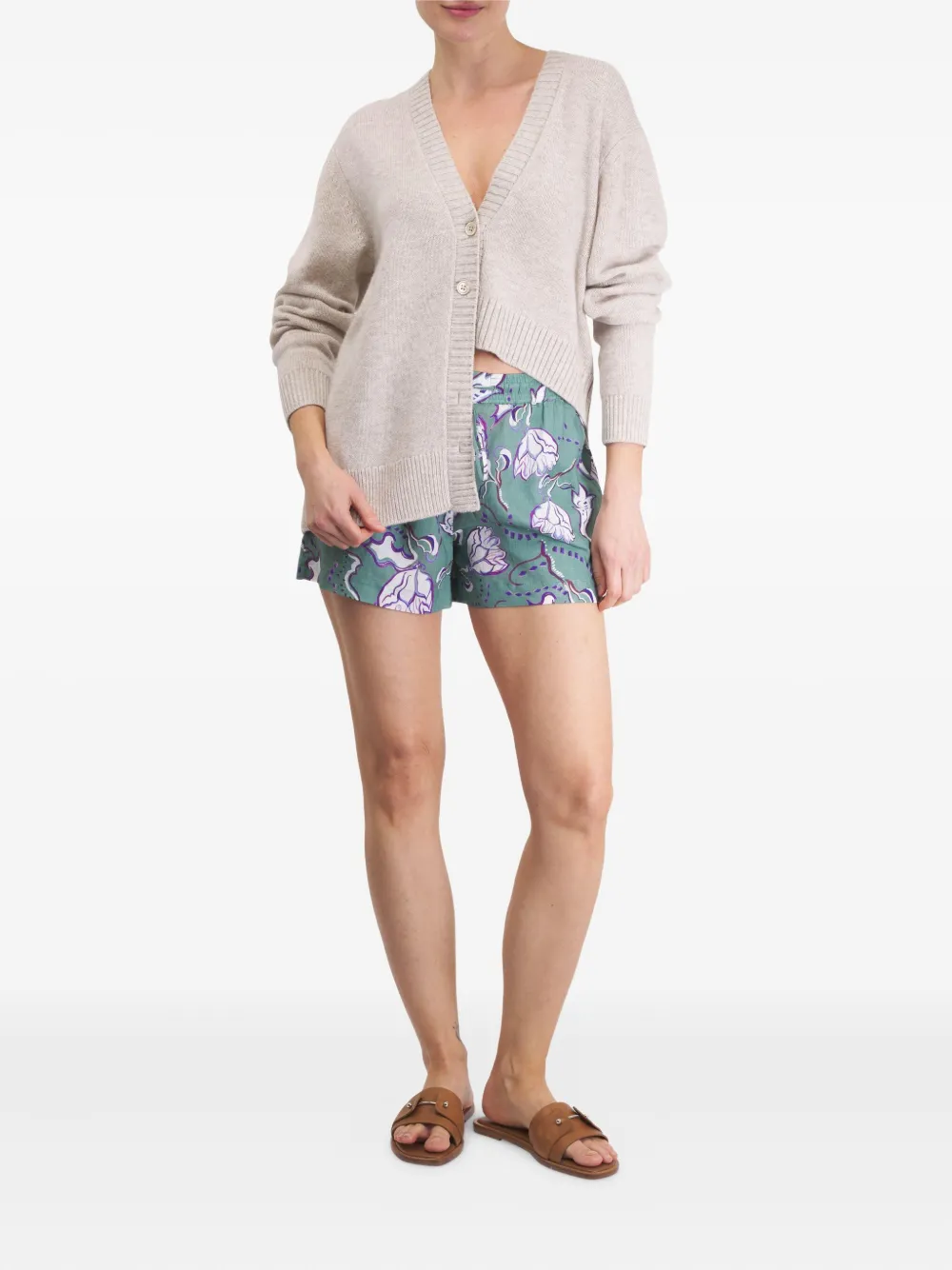 Dorothee Schumacher floral-print drawstring shorts | Short Shorts | Image 2