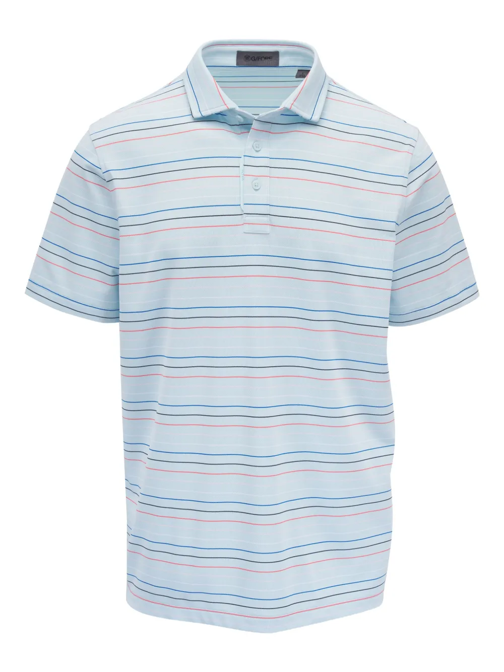 G/FORE playera tipo polo con rayas estampadas | azul | Image 1