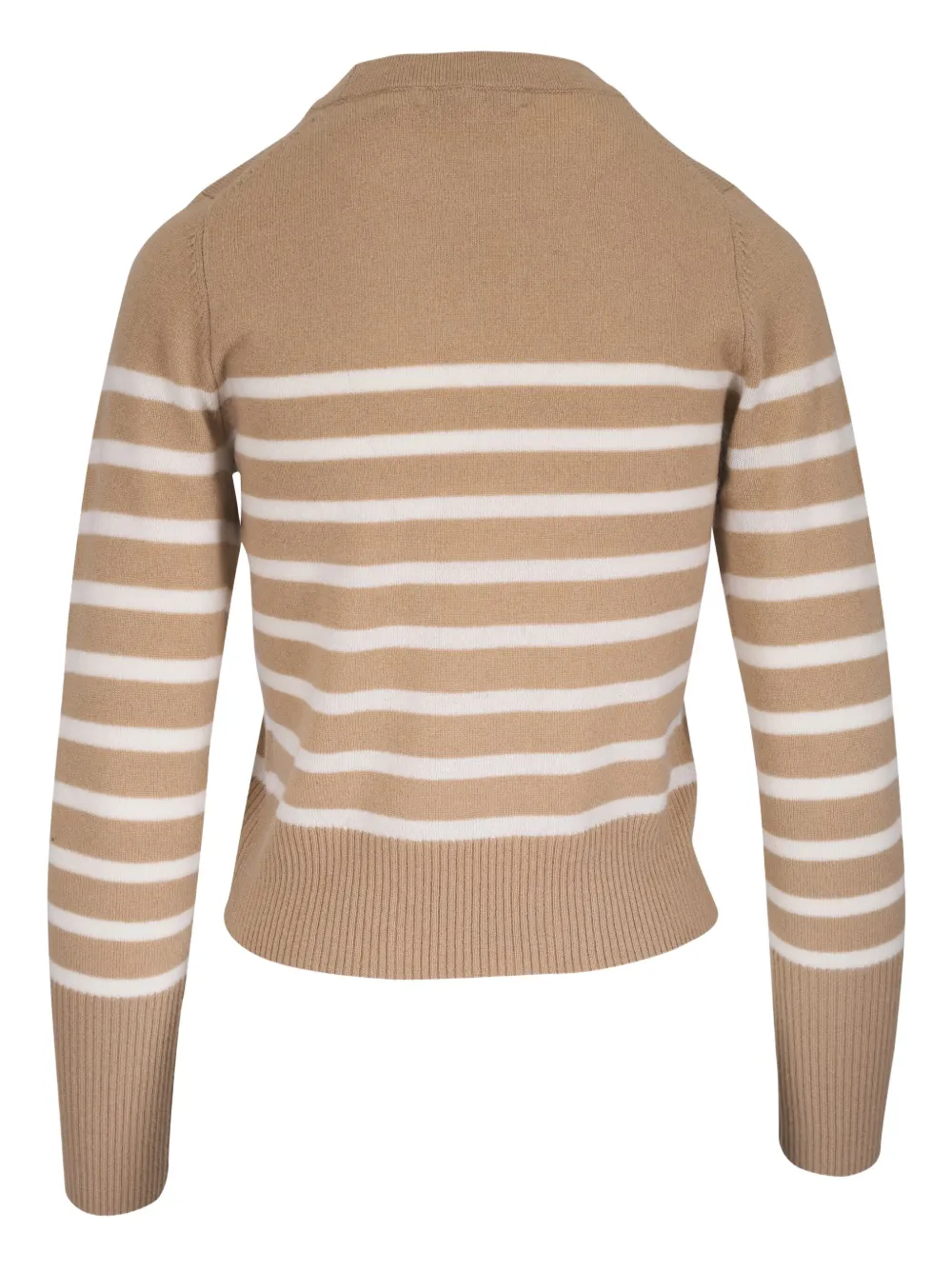 Veronica Beard Gestreepte trui Beige