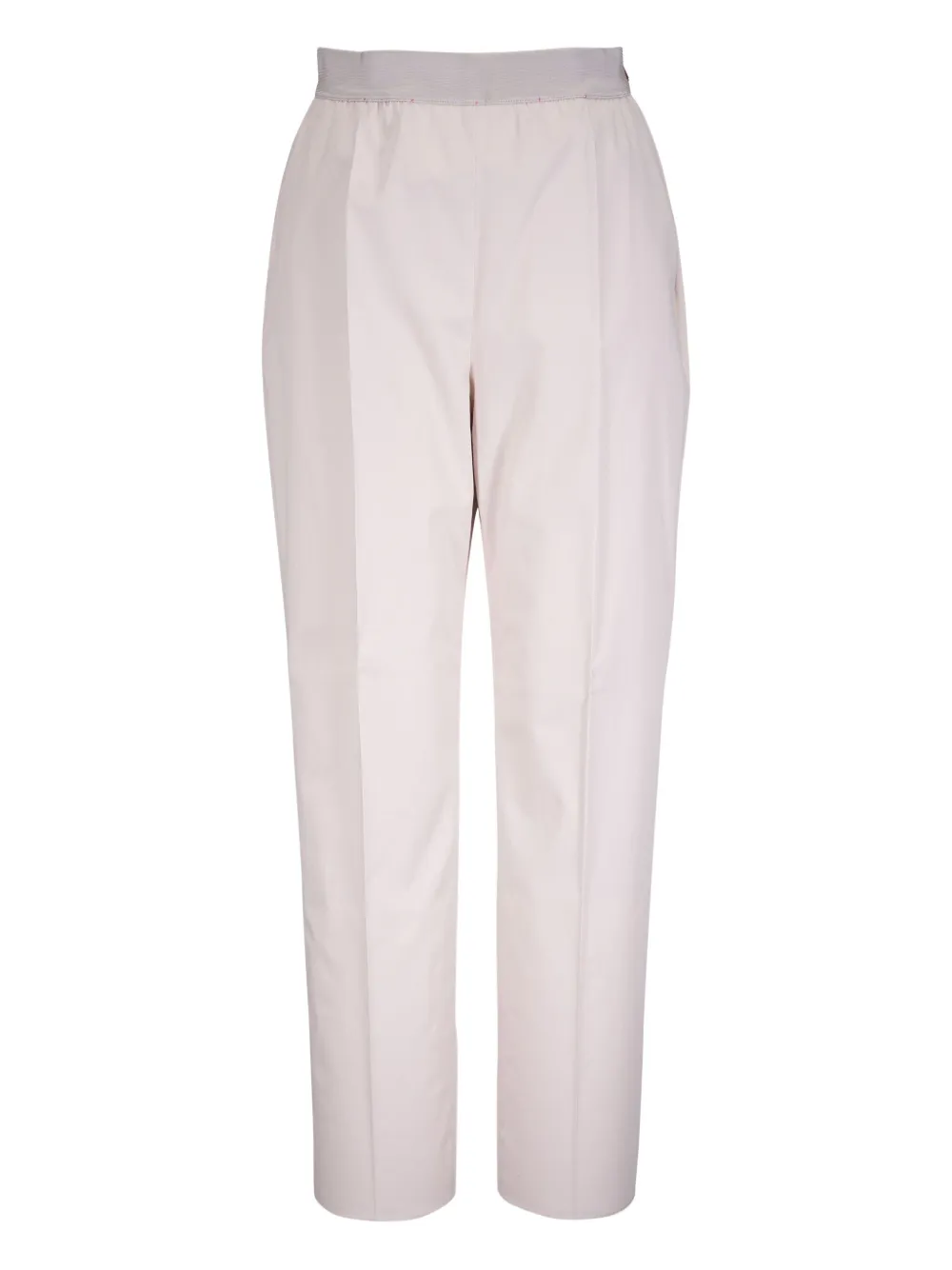 high-waisted trousers