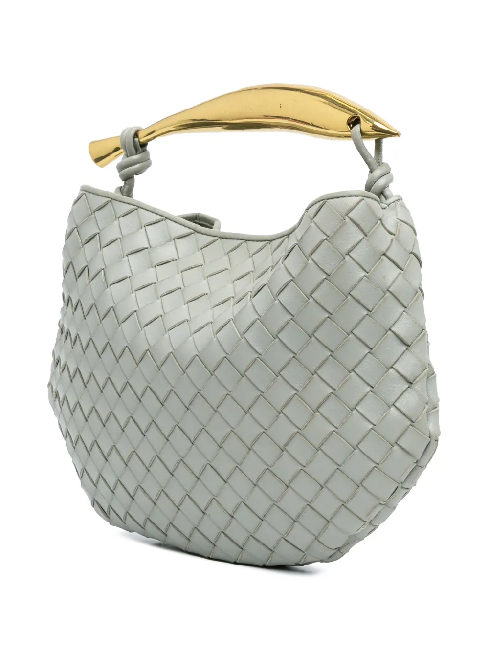 Bottega Veneta Pre-Owned 2012-2024 Lambskin Intrecciato Sardine satchel - Grijs