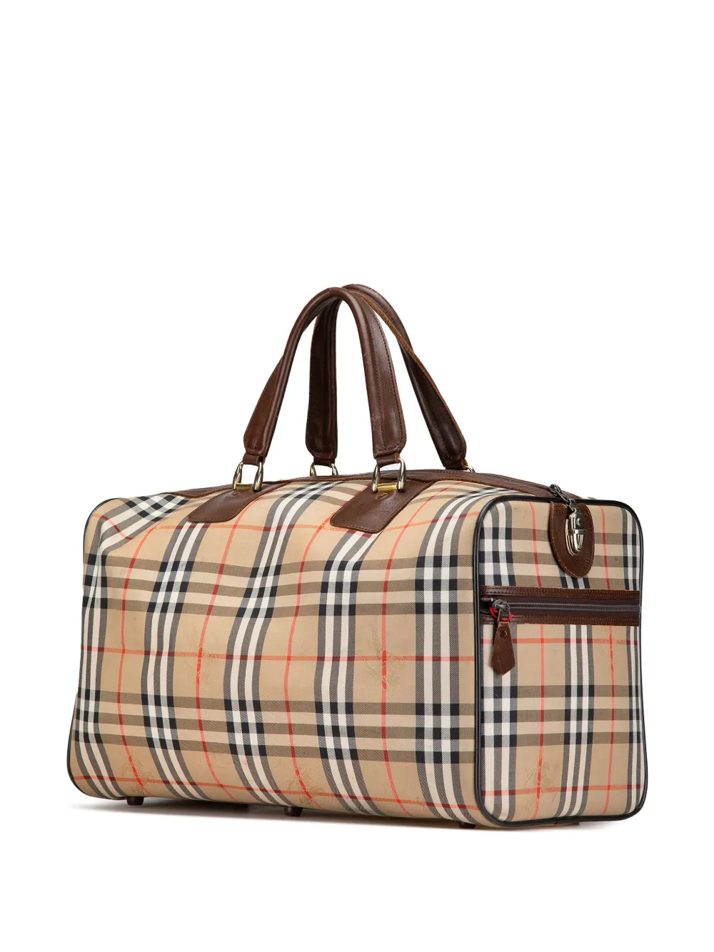 Burberry Pre-Owned 20th Century Haymarket Check Canvas travel bag - Bruin