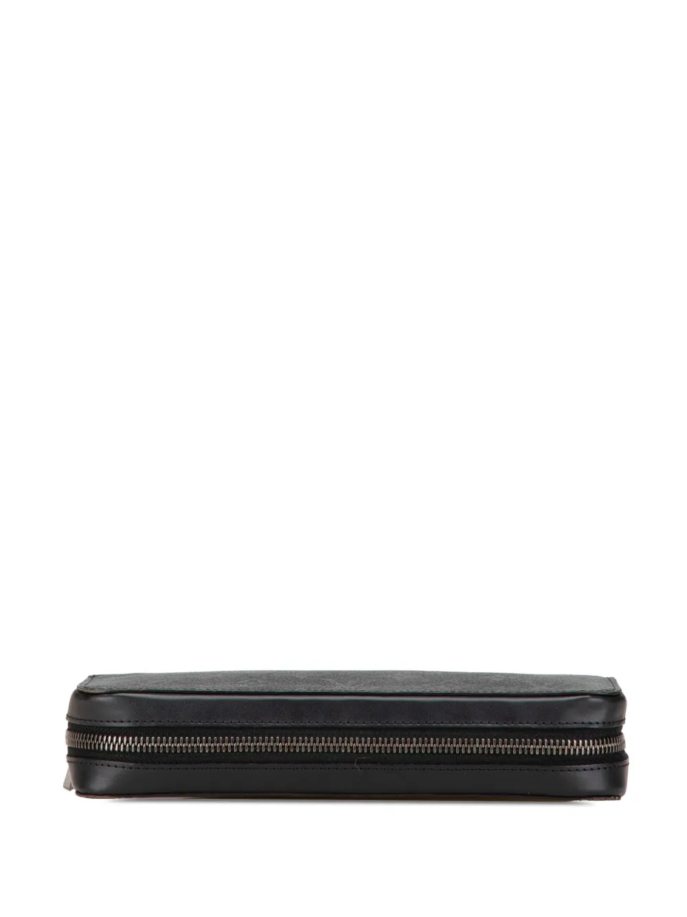 Pre-owned Louis Vuitton 2016 Monogram Eclipse Zippy Xl Wallet Long Wallets In Black