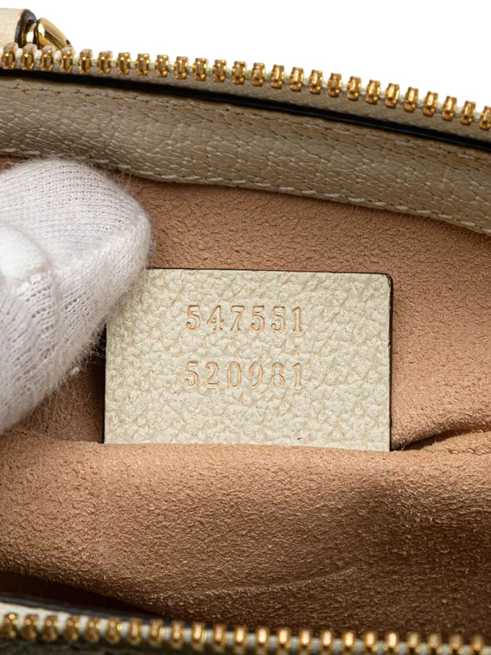 Gucci Pre-Owned Borsa a tracolla Ophidia piccola in pelle 2016-2024 | Image 6