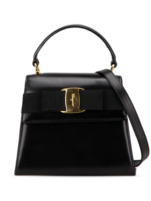 Ferragamo Pre-Owned 2021 Vara Leather Bow satchel