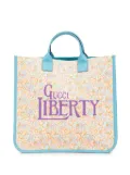 Gucci Pre-Owned 2016-2024 Canvas New Liberty Celeste Floral Childrens tote bag - Brown
