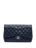 CHANEL Pre-Owned 2011 Jumbo Classic Caviar Double Flap shoulder bag - Blue