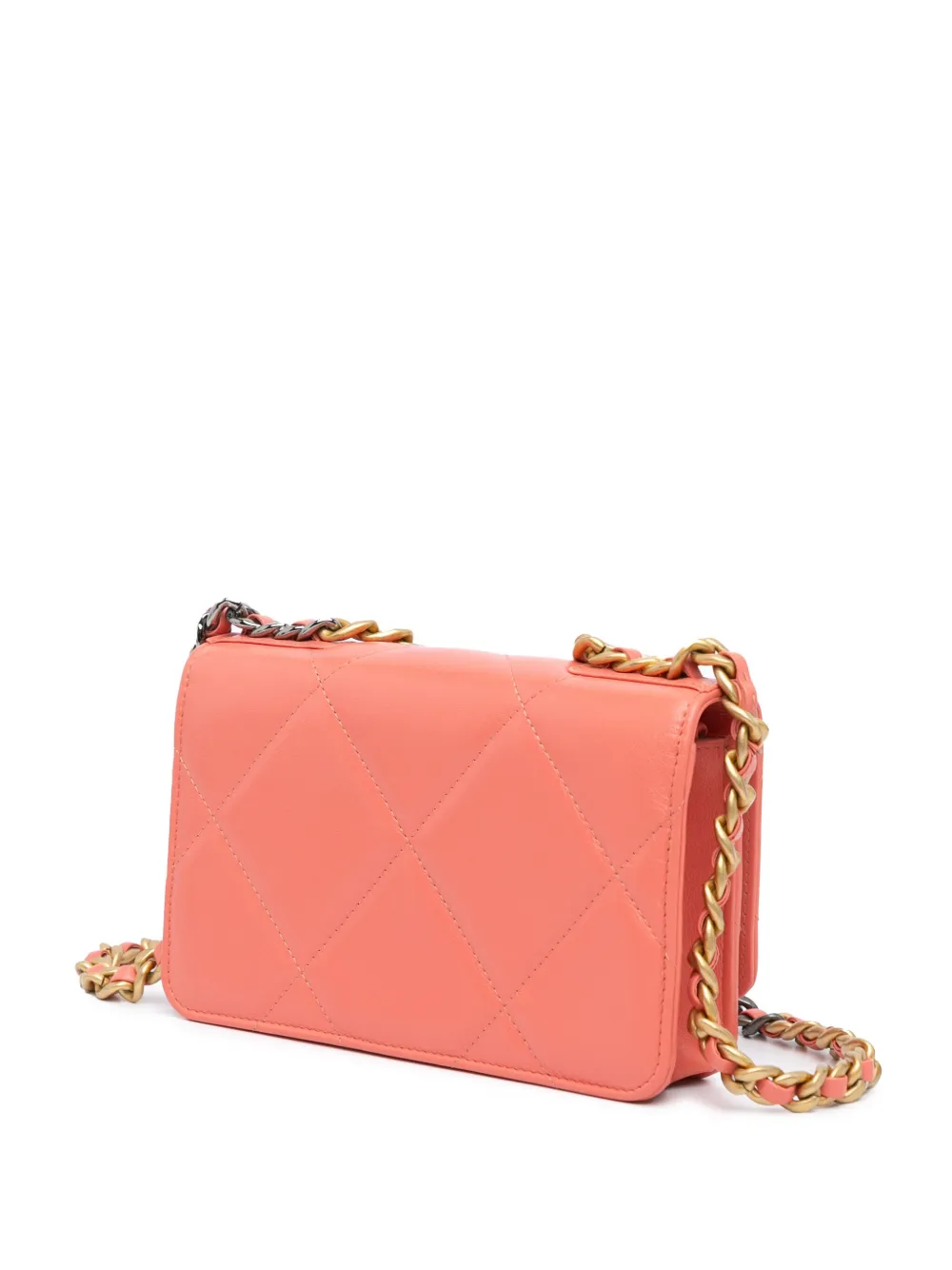 CHANEL Pre-Owned 2020 Quilted Lambskin 19 Wallet on Chain satchel | Pre-Owned | Image 2
