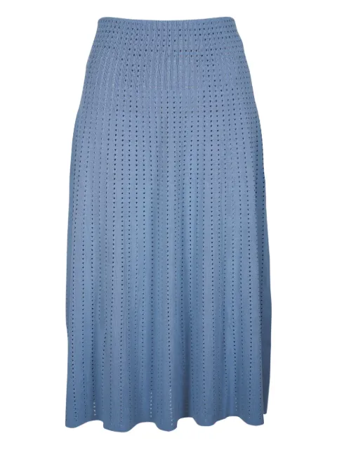 Lafayette 148 falda de tejido calado