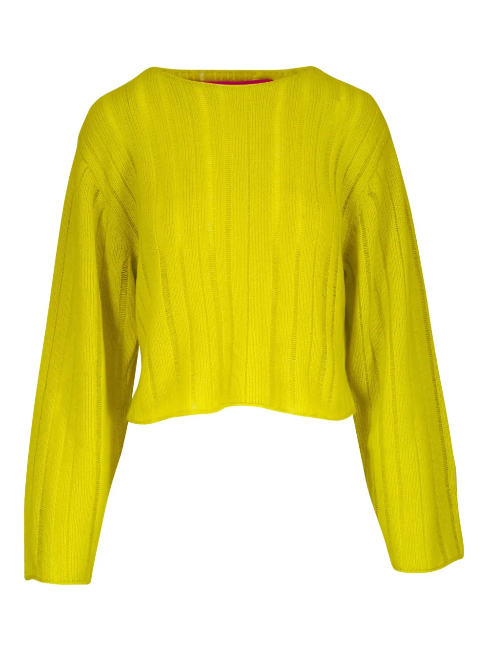 ribbed cropped sweater