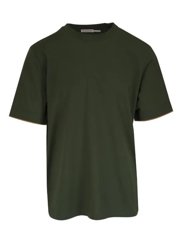 Moncler Cotton T-shirt in Green