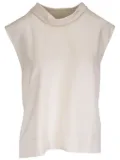 TOTEME round neck blouse - Neutrals