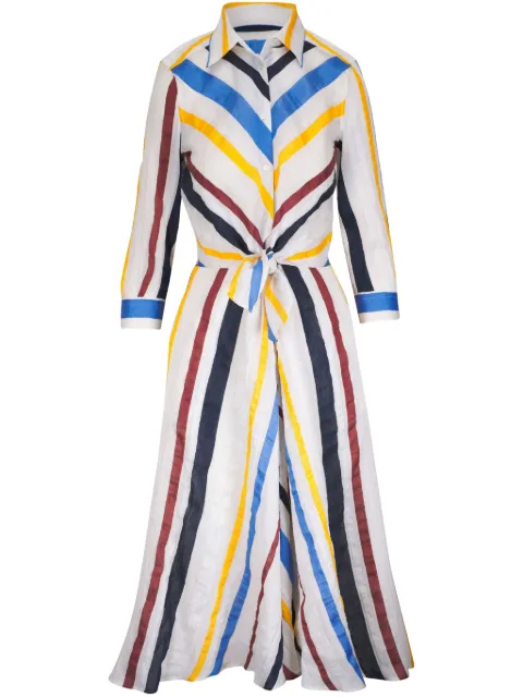 Sara Roka striped midi dress