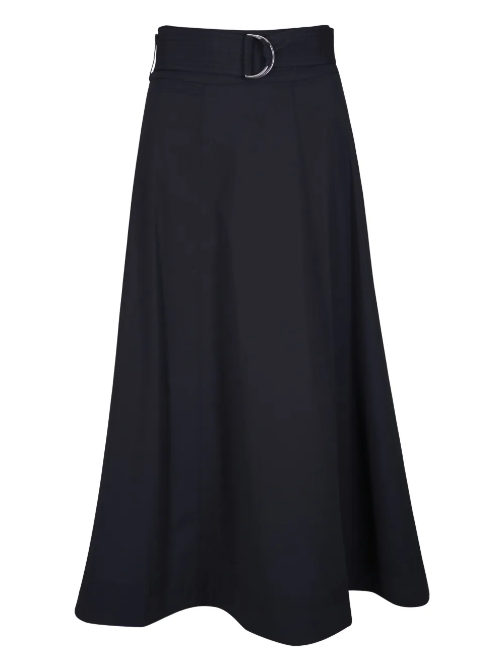 Veronica Beard falda midi de algodón | negro | Image 1