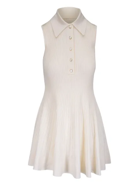 ZIMMERMANN ribbed polo dress