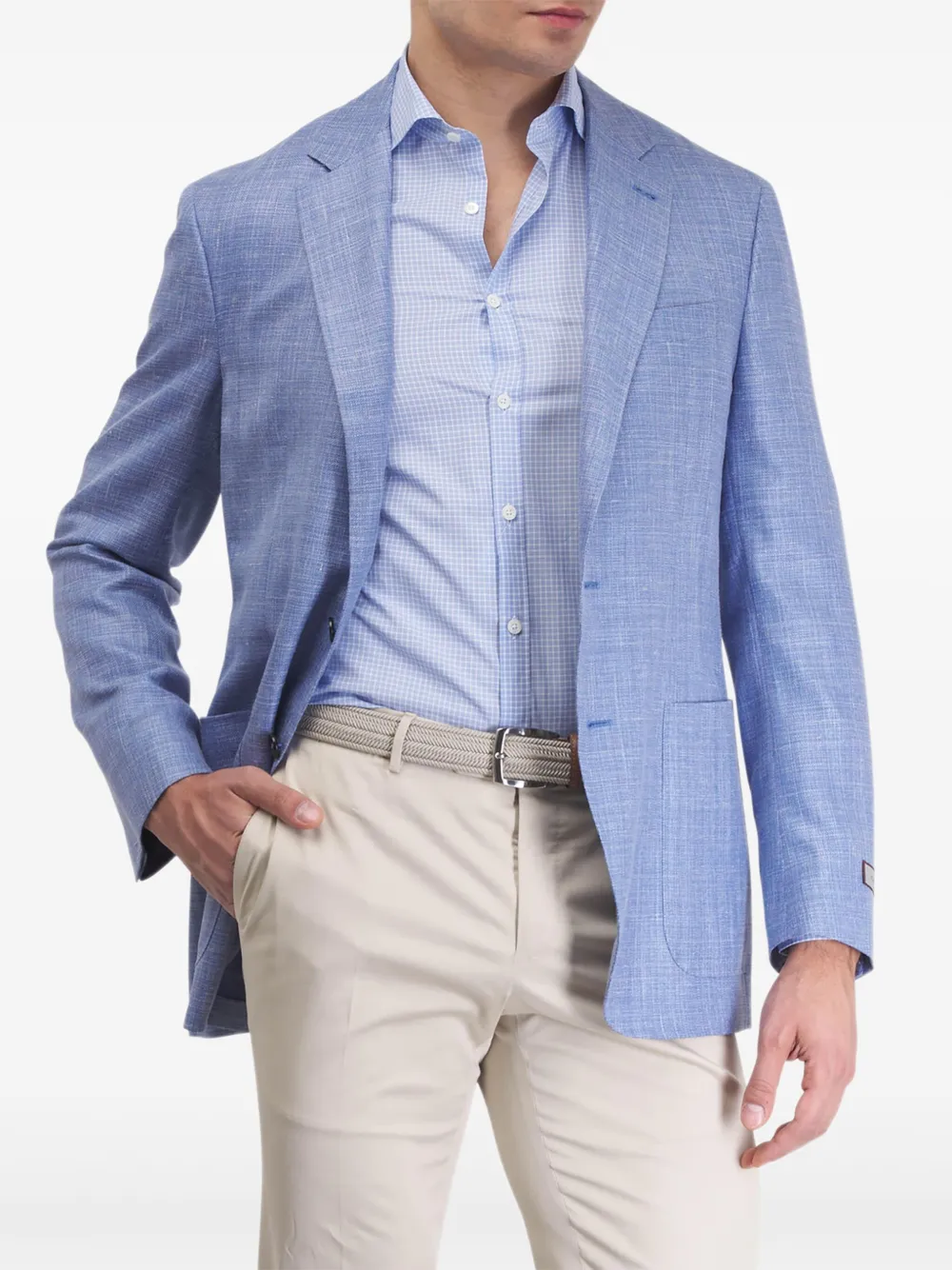 Canali single-breasted blazer | Blue | Image 1