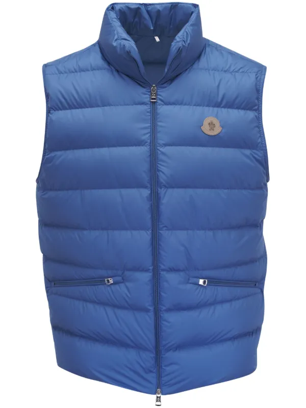 Moncler Lechtal ベスト | ブルー | FARFETCH JP