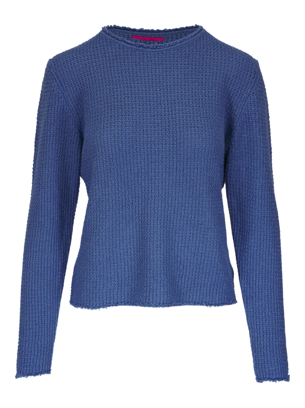 textured long-sleeve sweater