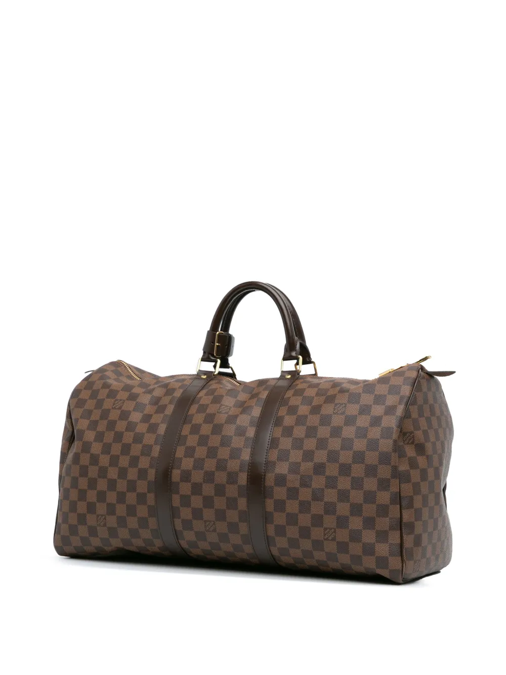 Louis Vuitton Pre-Owned 2011 Damier Ebene Keepall 50 travel bag - Bruin