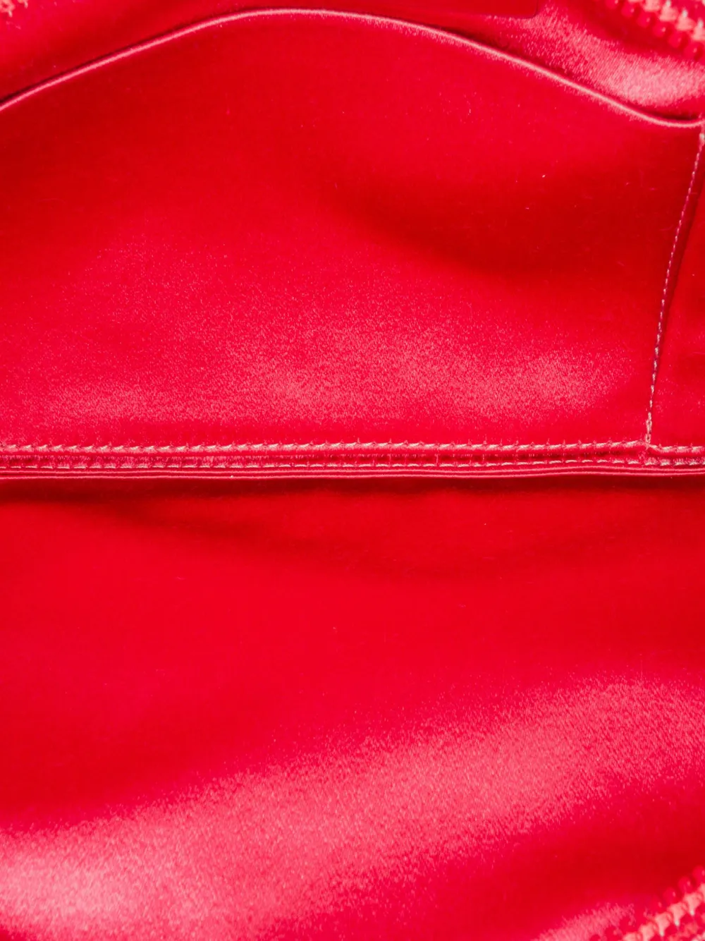 Pre-owned Chanel 2009-2010 Satin Diamante Camellia Clutch With Chain Shoulder Bag In Pink