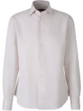 Canali spread-collar shirt - Neutrals