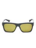Alexander McQueen rectangle-frame sunglasses - Grey